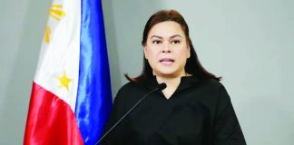 Vice President Sara Duterte-Carpio spoke at a press conference in Mandaluyong City on Wednesday, February 18, where she also announced she would run for president in the 2028 elections. ARNEL TACSON, PHILIPPINE DAILY INQUIRER