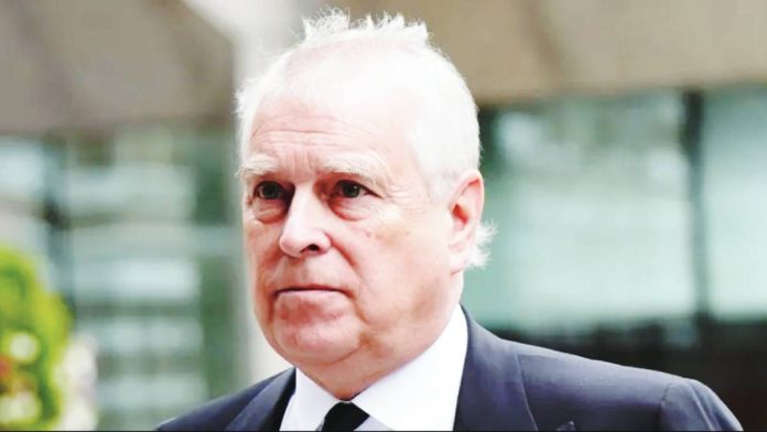 UK Andrew was stripped of his princely title in October 2025.