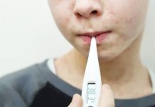 UK loses measles elimination status – WHO The United Kingdom was first declared measles-free in 2017, but lost the status two years later, before regaining it after spread of the virus was almost halted completely in 2021 - although that was mainly because social distancing during the pandemic. Photo shows a boy suffering from measles checking his temperature with a thermometer. GETTY IMAGES