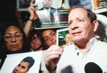 Venezuela opposition leader kidnapped after being freed Venezuelan political leader Juan Pablo Guanipa speaks to the media after his release from Helicoide prison in Caracas. GETTY IMAGES