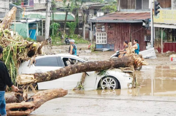 Iligan emerges soiled and scarred in the aftermath of Tropical Depression “Basyang” in this photo. The city has never experienced devastation of such a scale since ‘’Sendong” 15 years ago. PHOTOS BY JOJO SESCON / PHILIPPINE DAILY INQUIRER CONTRIBUTOR