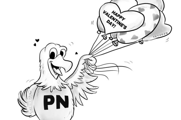Editorial Cartoon for February 14, 2026.