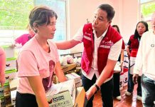 ‘No family left behind’: DSWD Region 6 moves to cover all Benedicto fire victims Department of Social Welfare and Development – Region 6 director Joselito Estember personally assists and speaks with a fire victim during the distribution of relief goods at the evacuation center in Barangay Benedicto, Jaro, Iloilo City, following the blaze that displaced more than 100 families. DSWD-6