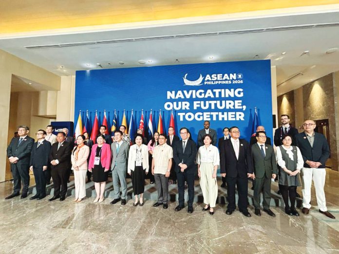 mai ASEAN digital1 Senior economic and trade officials from Southeast Asian Nations member-states gather in Iloilo City for the 49th High-Level Task Force on ASEAN Economic Integration meetings. The meetings run from February 25 to 27, with discussions focused on advancing a regional digital economy framework and strengthening trade cooperation. ILOILO CITY HALL PRESS CORPS. POOL PHOTO