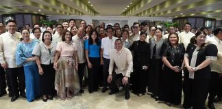 Local chief executives from across the country are at Malacañang Palace for the launch of “Sa Bagong Pilipinas, Bawat Bayan Makikinabang” on Monday, Feb. 23. Screenshot from RTVM's live video