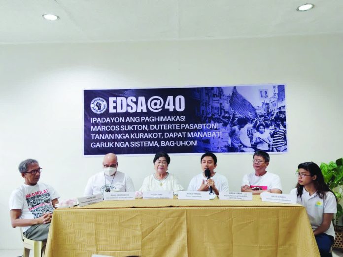neljoy_edsa_copy_resized_compressed EDSA People Power Revolution rally convenors in Iloilo City are framing their mobilization on February 25 not only as a commemoration of the 1986 uprising that toppled dictator Ferdinand Marcos Sr. but as a renewed call for accountability against political dynasties and institutional failures. AJ PALCULLO/PN