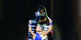 Alexandra Eala stuns world No. 8 Jasmine Paolini of Italy to reach the Round of 16 of the WTA 1000Dubai Tennis Championships. WTA PHOTO