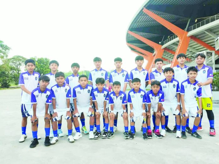 sports_Agtuso_resized_compressed Members of Agtuso United FC after finishing as first runner-up in the Philippine Cup 2026 International Football Festival U14 division at New Clark City Stadium in Capas, Tarlac. CONTRIBUTED PHOTO