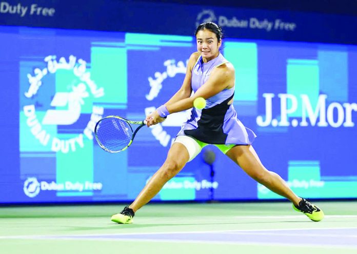 sports_Alexandra_resized_compressed Alexandra Eala vaulted 16 spots from No. 47 following a breakthrough run at the Dubai Duty Free Tennis Championships. PHOTO COURTESY OF ABU DHABI OPEN