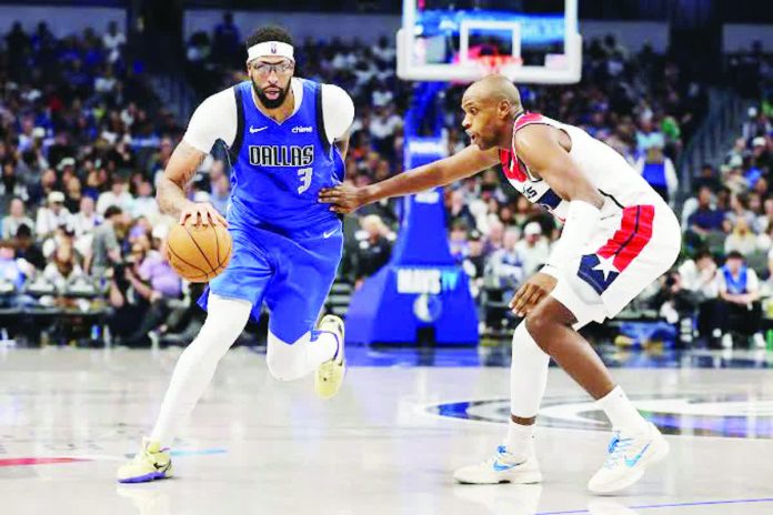 sports_Anthony_resized_compressed Veteran forward Anthony Davis is now part of Washington Wizards as part of a massive eight-player trade with Dallas Mavericks. GETTY IMAGES
