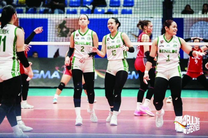 sports_Benilde_resized_compressed College of Saint Benilde Lady Blazers continue their winning ways in NCAA Season 101 women’s volleyball. NCAA PHOTO
