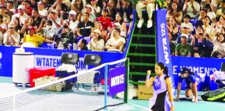 Alexandra Eala returns to action on Thursday night (Friday in the Philippines) in the doubles quarterfinals of the Abu Dhabi Open with partner Janice Tjen against Zhang Shuai and Cristina Bucca. PHOTO COURTESY OF ROGELIO NICOLAS/FASTBREAK