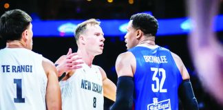 Justin Brownlee was limited to four points in Gilas Pilipinas’ 69–66 loss to the New Zealand Tall Blacks. FIBA PHOTO