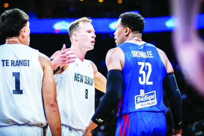 sports_Gilas_resized_compressed Justin Brownlee was limited to four points in Gilas Pilipinas’ 69–66 loss to the New Zealand Tall Blacks. FIBA PHOTO