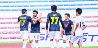 Kaya-Iloilo FC remains on top in the Philippine Football League table. PFL PHOTO