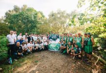 Volunteers composed of MORE Power employees united for a mangrove and tree-planting activity along the coast of Hinactacan, La Paz, Iloilo City.