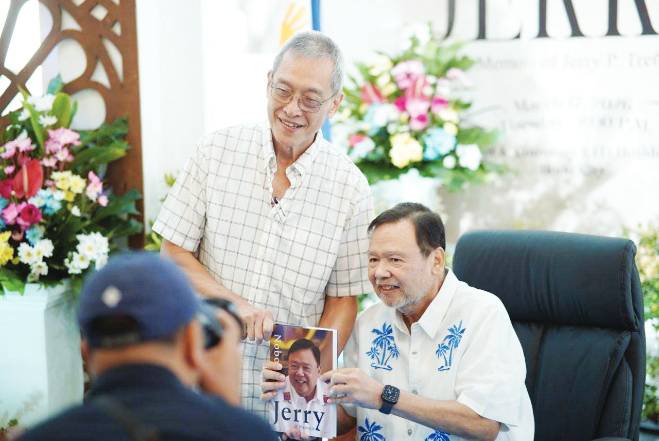 Iloilo City Administrator Melchor Tan (left) has been Jerry P. Treñas’ friend and ally through the years.