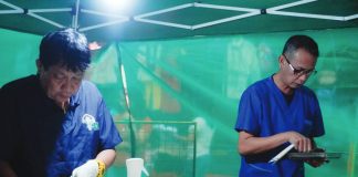 Veterinary personnel administered anti-rabies vaccines and performed castration procedures on dogs and cats during a free veterinary outreach program held at Tiripunan Business Park in San Jose de Buenavista, Antique, as part of Rabies Awareness Month activities. PROVINCE OF ANTIQUE PHOTO