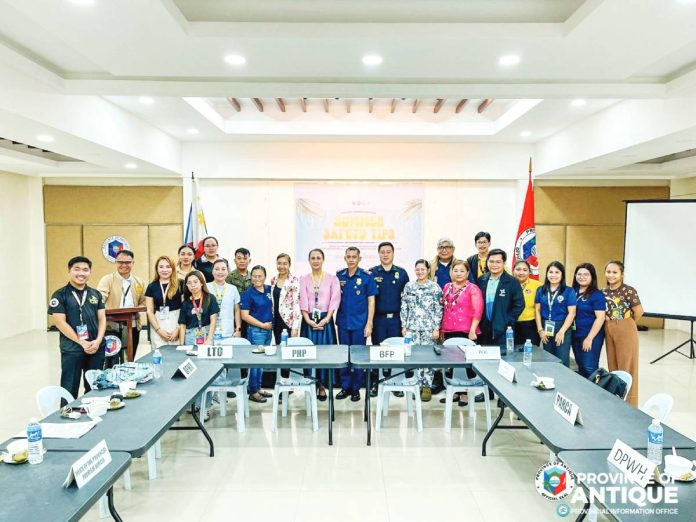 Antique safety drive Officials from various government agencies convened during the 2026 Summer Safety Press Conference and Inter-Agency Coordination Meeting on March 9 at the Gov. Josue L. Cadiao Multi-Purpose Center in Antique, outlining safety and preparedness measures for the Holy Week and summer season. PROVINCE OF ANTIQUE PHOTO
