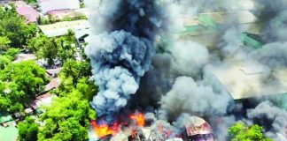 Flames engulfed residential houses in Purok Katilingban, Barangay 39, Bacolod City on February 27, displacing 216 families or 892 individuals. The Bureau of Fire Protection – Bacolod City Fire Station reported no casualties, while city authorities immediately rolled out relief assistance to affected residents. BACOLOD CHINESE CHAMBER OF COMMERCE VOLUNTEER FIRE BRIGADE PHOTO