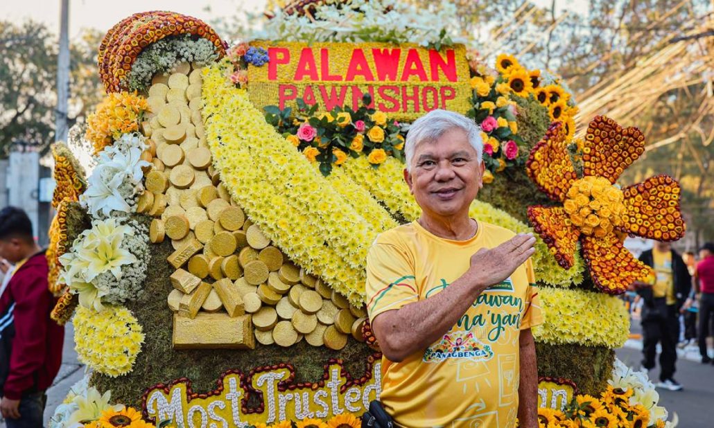 Bobby L. Castro, Founder and Chairman of the Palawan Group, expressed his heartfelt gratitude to the sukis at Panagbenga, embodying the company’s “Happy to Serve You” spirit.