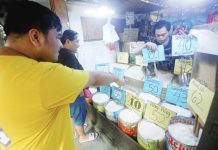 Imported-local rice blend sale eyed to temper prices Customers buy rice priced from P40 to P65 per kg. at a stall at the Paco Public Market in Manila. The Department of Agriculture is considering a P50-per-kg. price cap on imported rice to temper rising costs, with prices in some markets reaching P60 to P65 due to higher freight rates linked to the Middle East conflict. PNA