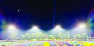 More than 10,000 delegates, including over 5,000 athletes, gathered at Panaad Park and Stadium in Bacolod City for the grand opening of the 2026 Negros Island Regional Athletic Association Meet (NIRAAM), highlighted by colorful cultural performances and a fireworks display. ARKYPILA GO FB PHOTO