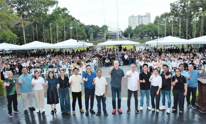 NegOcc Panaad copy Provincial officials lead the launching of the 30th Panaad sa Negros Festival at the Negros Occidental Provincial Capitol Grounds in Bacolod City on March 13, marking the start of preparations for the weeklong celebration themed “30 Years of Bringing Negrenses Together.” NEGOCC PROV’L GOV’T PHOTO