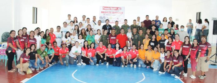 PN med mission Nearly 500 residents of Pavia, Iloilo receive free health services during a medical mission organized by Panay News and the Daniel G. Fajardo Foundation, Inc., at the multi-purpose gym of Barangay Ungka 1 on March 21. The event, held in collaboration with the Iloilo Provincial Government’s Project Buligay, serves as a kickoff for the 45th anniversary celebration of Panay News this April. AJ PALCULLO/PN