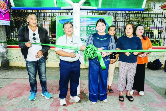 MORE Electric and Power Corporation (MORE Power) president and chief executive officer Roel Castro leads the ribbon-cutting for the launch of Project I-SHED on Feb. 27, 2026. Joining him are Iloilo City’s Mayor Raisa Treñas and Engineer Keith Insular of Boysen Philippines.