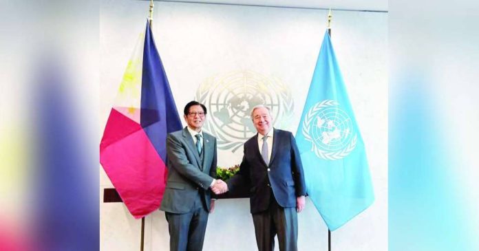 President Ferdinand Marcos Jr. had a bilateral meeting with United Nations secretary-general António Guterres March 9, on the sidelines of his working visit in New York. Malacañang says the Philippines is in a strong position to secure a non-permanent seat in the United Nations Security Council.