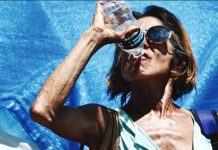 US west coast prepares for ‘dangerous’ heatwave A woman drinks water while cooling down in a tent. An unusually early heatwave is building across the south-western United States, bringing temperatures more typical of early summer than mid-March. AFP