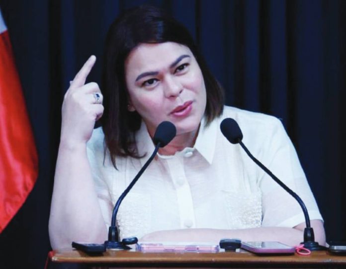 VP Sara copy Vice President Sara Duterte-Carpio says she does not take the attacks against her personally, describing them as part of the realities of politics.INQUIRER FILE PHOTO / NIÑO JESUS ORBETA
