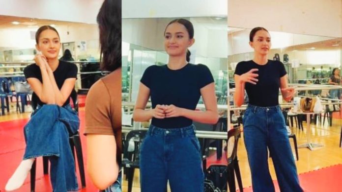 Miss Universe Philippines 2025 Ahtisa Manalo has begun attending workshops at Sparkle GMA Artist Center with actress and acting teacher Ana Feleo. PHOTO COURTESY OF GMA NETWORK