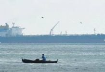 Business groups push for new fuel sources, subsidies A fisherman paddles before the Sierra Leone-flagged Sara Sky, which is carrying crude oil from Russia, anchored at Limay port, Bataan province on March 26, 2026. AGENCE FRANCE-PRESSE