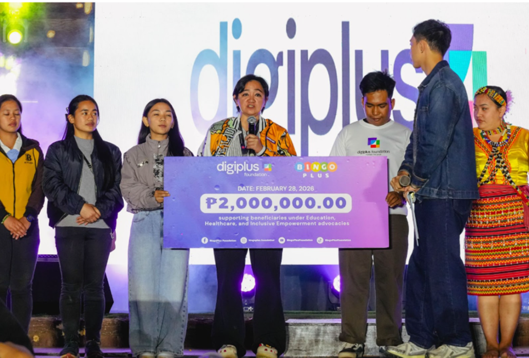 DigiPlus Foundation representatives presented a ₱2 million social investment during Panagbenga Festival activities in Baguio City, reinforcing the foundation’s commitment to expanding access to healthcare, education, and cultural livelihood opportunities in the region.