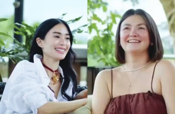 heart angelica copy HEART EVANGELISTA AND ANGELICA PANGANIBAN. Screengrabs from YouTube/GMA Network