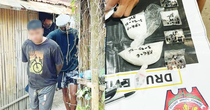 hvi bacolod Police arrested alias “Boss” after he sold one heat-sealed plastic sachet of suspected shabu to an undercover officer in exchange for P1,000 on March 25 in Barangay Banago, Bacolod City. Approximately P1,428,000 worth of the said illegal drugs was recovered from his possession. BCPO PHOTOS