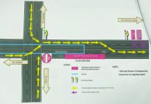 DPWH-6 warns motorists of traffic disruptions as Buhang Flyover structural fixes continue TRAFFIC ADVISORY MAP. The Department of Public Works and Highways - Region 6 releases this traffic management plan showing the one-lane closure along the Buhang Flyover in Barangay Buhang, Jaro, Iloilo City covering a 74-meter stretch for reconstruction works from March 1 to March 7. Motorists heading toward Coastal Road are advised to take note of rerouting schemes and expect temporary traffic disruptions.