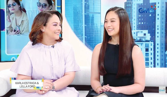 lella ford copy Lella Ford (right) with her mom Karla Estrada. PHOTO COURTESY OF GMA NETWORK
