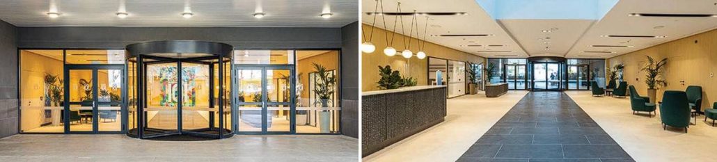 Actual photos of the main entrance and lobby