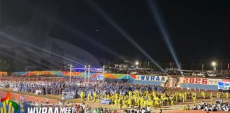 A sea of athletes fills the stadium in Passi City as the 2026 Western Visayas Regional Athletic Association (WVRAA) meet concludes in a display of unity, talent, and sportsmanship, gathering over 4,000 student-athletes from across the region. PASSI CITY LGU PHOTO