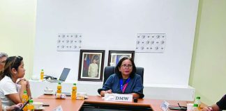 Regional Director Glenda Aligonza of the Department of Migrant Workers in Western Visayas meets with partner government agencies to coordinate assistance and support programs for overseas Filipino workers affected by the escalating crisis in the Middle East.