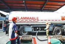 Oil firms assure gov’t of stable fuel supply amid price volatility An oil tanker replenishes the underground storage tank of a gasoline station in Quezon City. The government is monitoring gas stations as part of intensified efforts to address the impact of rising oil prices amid tensions in the Middle East, like unauthorized or premature increases. PNA