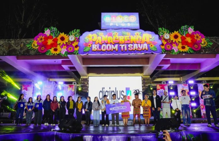 DigiPlus Foundation turnover 2 million grant to Baguio City beneficiaries (left to right): Department of Social Welfare and Development - Baguio Office represented by Fatima Florendo (Regional Program Coordinator 4Ps) and Karen Flores (DSWD, PDO II-CSO Focal Person) together with their chosen 8 scholars; National Commission of Senior Citizens represented by Mary Grace Bandoy (PDO V, NCSC CAR); Office for Senior Citizens’ Affairs Head - Baguio City, Laurito Alinao; and Advocating Traditions for Onward Resilience (ATOR) of Indigenous Peoples represented by Ezrah Allysa Ananayo