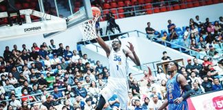 TNT Tropang 5G import Bol Bol soars for a dunk. PBA PHOTO