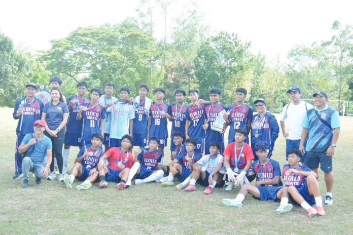 sports Iloilo Giants copy Iloilo Giants secondary boys football team has secured a long-awaited return to the Palarong Pambansa. CONTRIBUTED PHOTO