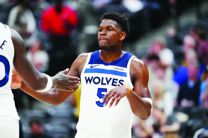 sports_NBA_resized_compressed Anthony Edwards anchored Minnesota Timberwolves' victory over Memphis Grizzlies. PHOTO COURTESY OF IMAGN IMAGES