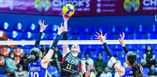 Kim Kianna Dy is a driving force in the PLDT High Speed Hitters’ sweep win over the ZUS Coffee Thunderbelles. PVL PHOTO