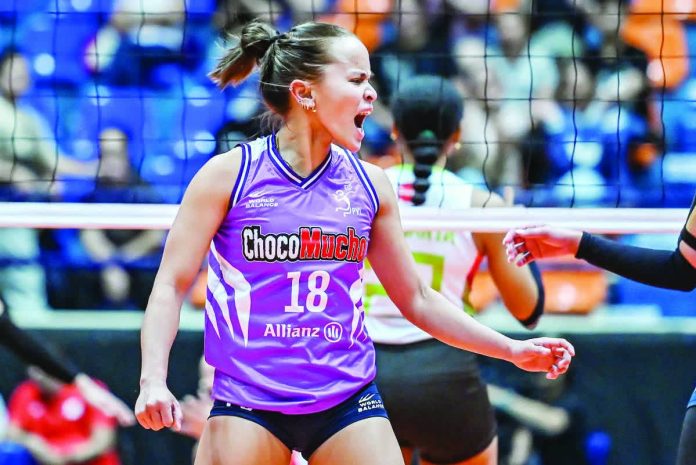sports_Rondina_resized_compressed Cherry Rondina played a key role in Choco Mucho Flying Titans' triumph over Nxled Chameleons. PVL PHOTO
